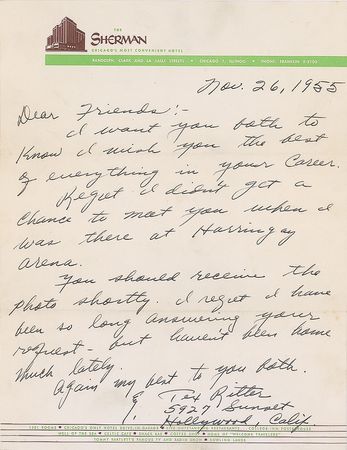 Lot #1244 Tex Ritter - Image 1