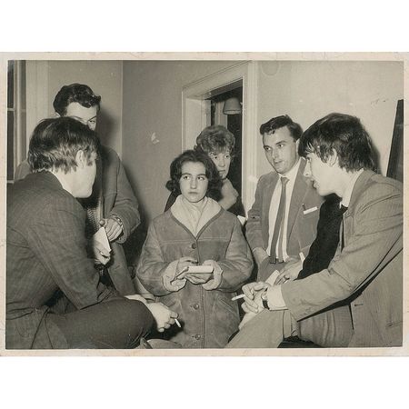 Lot #983 Beatles: Superb set of â€˜Fab Fourâ€™ signatures acquired backstage in Scotland in 1963 - Image 3