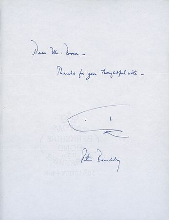 Lot #677 Peter Benchley - Image 1