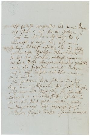 Lot #968 Robert Schumann: In a rare letter from the musical master, Schumann recommends his 1840 Myrthen to a fellow composer - Image 2