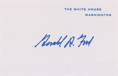 Lot #221 Gerald Ford and Spiro Agnew - Image 1