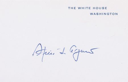 Lot #221 Gerald Ford and Spiro Agnew - Image 2