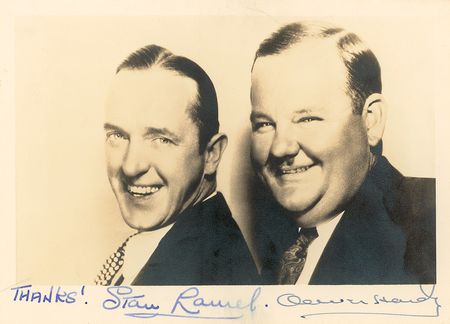 Lot #1226 Laurel and Hardy Signed Photograph - Image 1