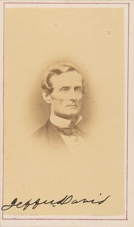 Lot #31 Jefferson Davis: Magnificent portrait of