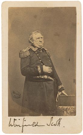Lot #82 Winfield Scott: Scott praises the “most patriotic of mothers” - Image 1