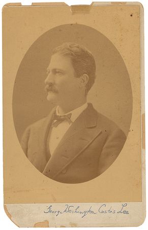 Lot #63 George Washington Custis Lee: Rare portrait of Lee’s son and Davis’s aide-de-camp - Image 1
