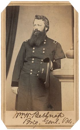 Lot #9 William W. Belknap Signed Photograph