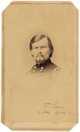 Lot #91 Franz Sigel Signed Photograph - Image 1