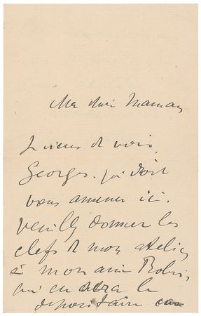 Lot #845 Henri de Toulouse-Lautrec: “My friend Robin…is the only one who knows the bowels of my atelier” - Image 1
