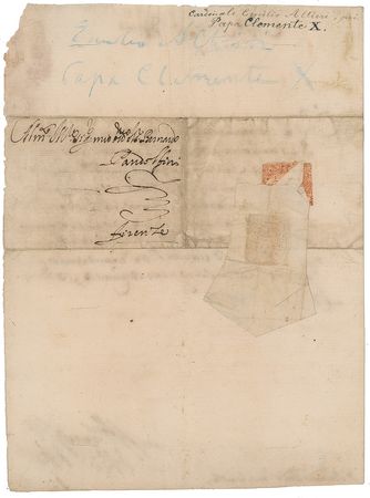 Lot #417 Pope Clement X Signed Letter - Image 2