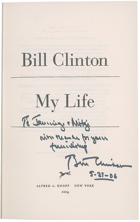 Lot #220 Bill Clinton Book - Image 1