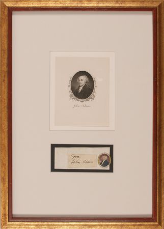 Lot #100 John Adams Signature - Image 1