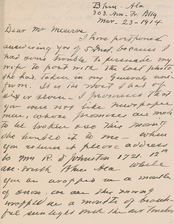 Lot #59 R. D. Johnston Handwritten Letter Signed - Image 1