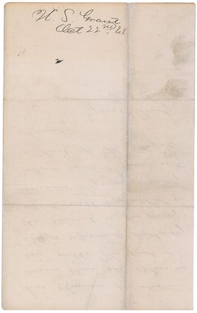 Lot #121 U. S. Grant: Twelve days before the heated presidential election of 1868, Grant evaluates the potential for assassination: “I cannot realize that there is danger; but if it should come before election it would upset everything” - Image 4