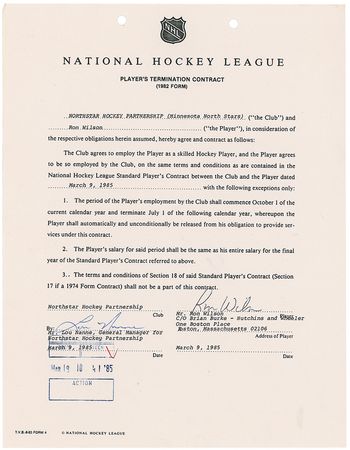 Lot #1649 Ron Wilson and Lou Nanne - Image 1