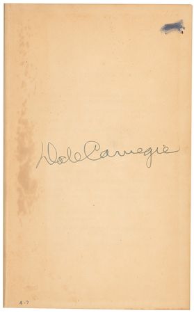 Lot #274 Dale Carnegie Book - Image 1