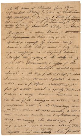 Lot #455 William Barret Travis: Travis draws up a will for an early Texan settler as he defends the interests of Anglo-Americans against the Mexican government - Image 2