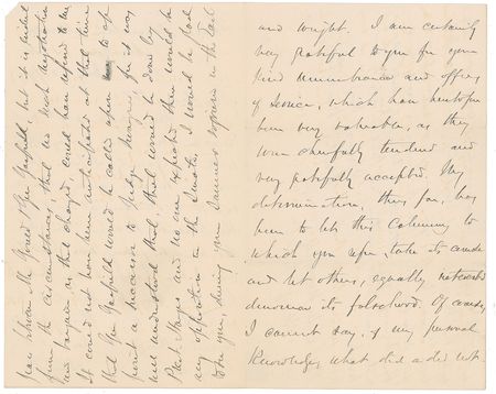 Lot #446 Supreme Court: Stanley Matthews: A Supreme Court Justice responds to a malicious report concerning his appointment involving “Gen. Garfield” and “Prest. Hayes” - Image 2