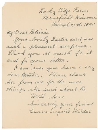 Lot #856 Laura Ingalls Wilder: From the author of Little House on the Prairie - Image 1