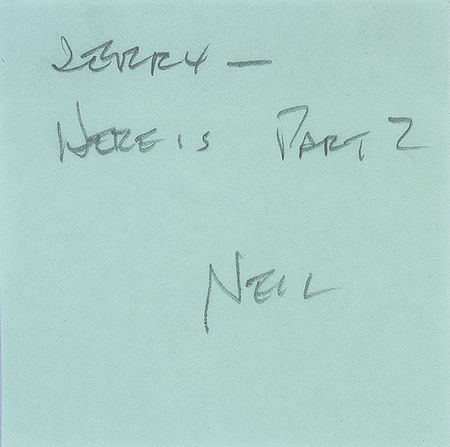 Lot #584 Neil Armstrong Signed Note and Signature - Image 2