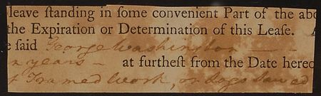 Lot #200 George Washington: Rare full Washington signature from 1769 along with a swatch of his cloak and hair lock - Image 2