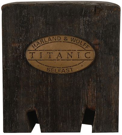 Lot #21 Harland & Wolff Engine Room Floor Block  - Image 1