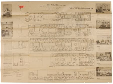 Lot #44 First Class Deck Plan - Image 1