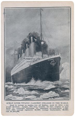Lot #267 Ocean Liner Titanic?Largest Steamer in the World - Image 1