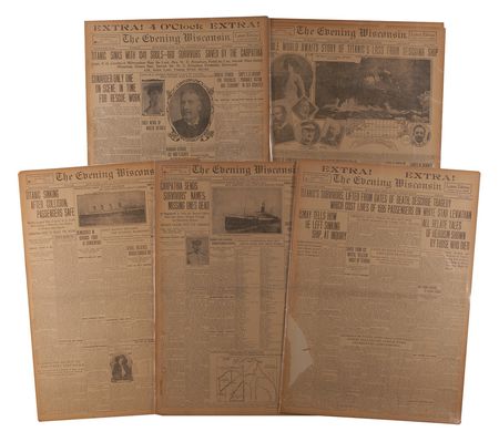 Lot #169 Collection of Evening Wisconsin Newspapers  - Image 3