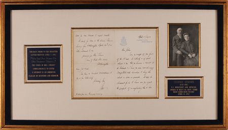Lot #101 Isidor Straus - Image 1