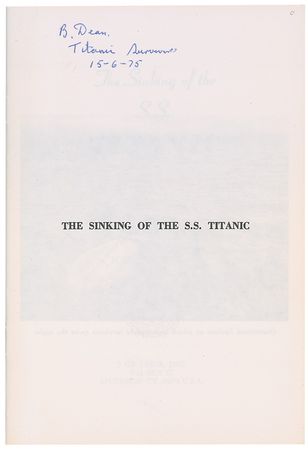 Lot #133 Bert Dean - Image 1