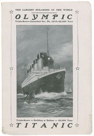 Lot #7 S.S. Romanic Passenger List - Image 1