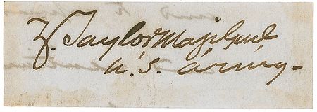 Lot #177 Zachary Taylor Signature - Image 2