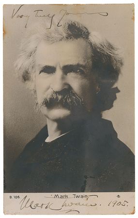 Lot #702 Samuel L. Clemens Signed Photograph - Image 2