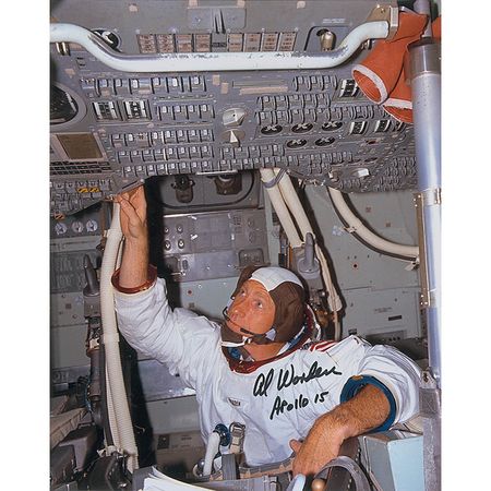 Lot #645 Al Worden Signed Photograph - Image 2