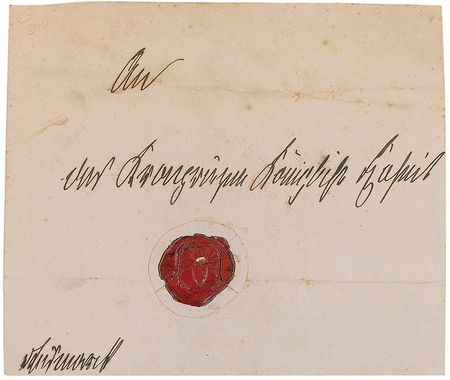 Lot #428 Otto von Bismarck Signature - Image 1