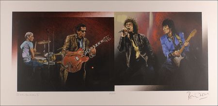 Lot #1168 Rolling Stones: Ronnie Wood Lithograph - Image 2