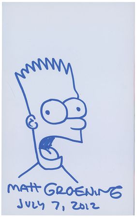 Lot #884 Matt Groening Book - Image 2