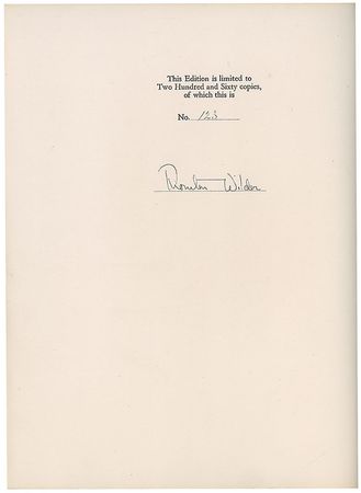 Lot #858 Thornton Wilder - Image 2