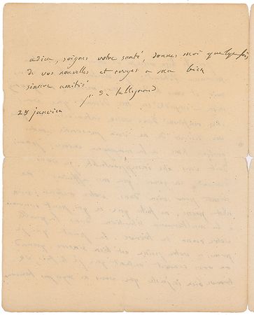 Lot #402 Charles Maurice de Talleyrand Handwritten Letter Signed - Image 1