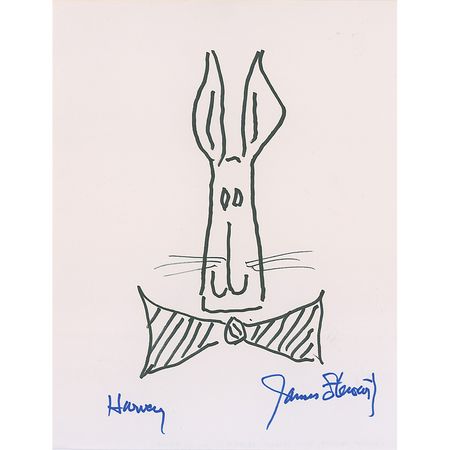 Lot #1393 James Stewart Sketch - Image 2