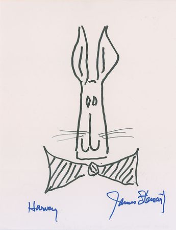 Lot #1393 James Stewart Sketch - Image 1