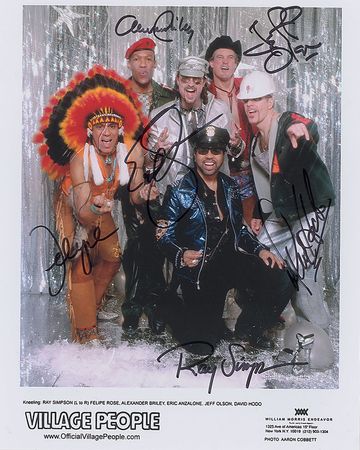 Lot #1182 Village People Signed Photographs - Image 2
