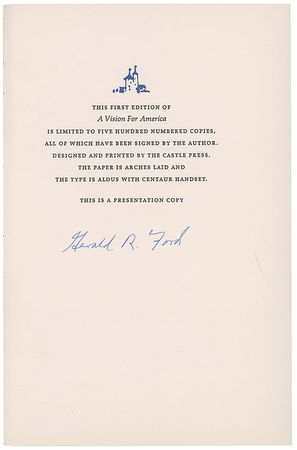 Lot #207 Gerald Ford Book - Image 2