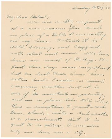 Lot #665 Frederick Banting: Vivid letter on the pitfalls of landscape painting from the discoverer of insulin - Image 2