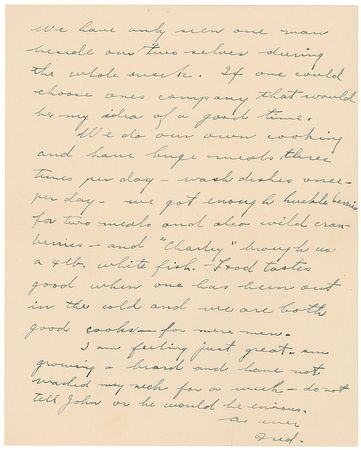 Lot #665 Frederick Banting: Vivid letter on the pitfalls of landscape painting from the discoverer of insulin - Image 1