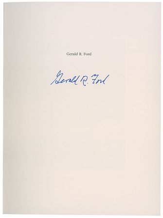 Lot #208 Gerald Ford Book - Image 2