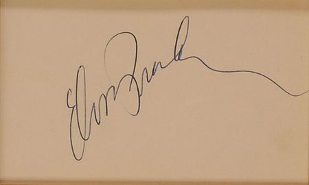Lot #980 Elvis Presley Signature - Image 1