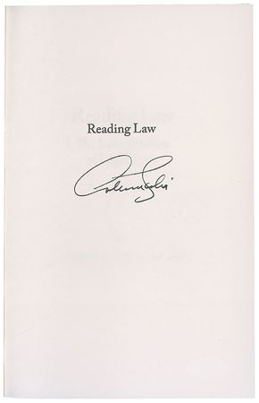 Lot #461 Supreme Court: Antonin Scalia Book - Image 2