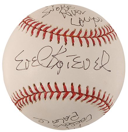 Lot #1509 Evel Knievel Baseball - Image 3
